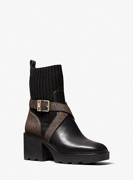 Keisha Suede and Knit Boot 